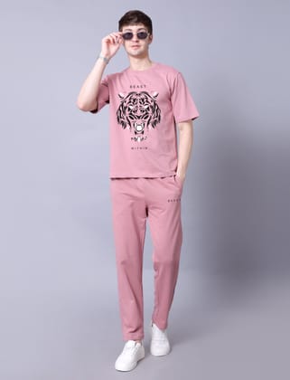 Bold Tiger Men Co-Ord Set - Oversized Tee With Jogger