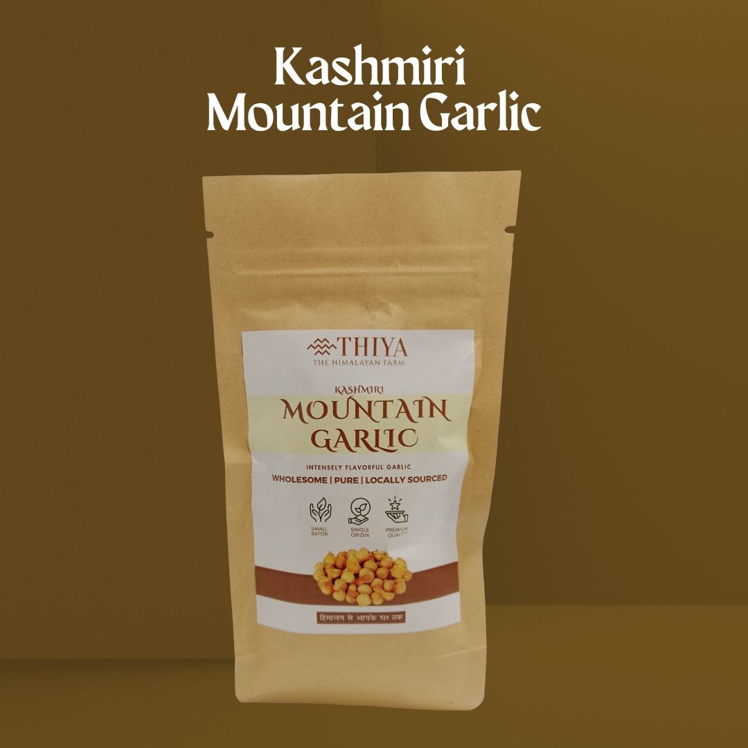Thiya Kashmir Mountain Garlic | Wild & Aromatic | Kashmir’s Superfood | 100g