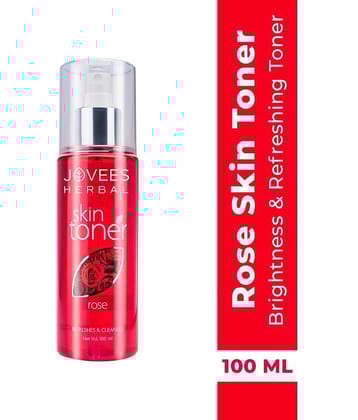 Jovees Herbal Rose Skin Toner For Glowing & Hydrating And Pore Tightening For All Skin Types 100 ml
