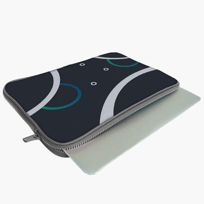 "Bubble Art" Laptop Sleeves:Bold Modern Design for Every Size-13" / Grey