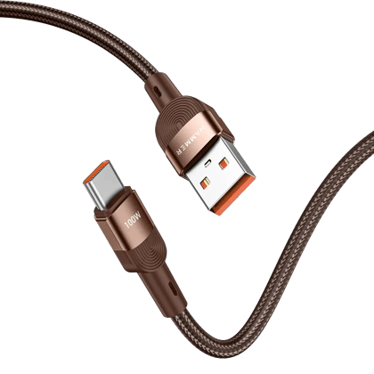 HAMMER 100W USB Type C Data Sync Fast Charging Cable for OnePlus Smartphones And Compatible With All Type C Devices
