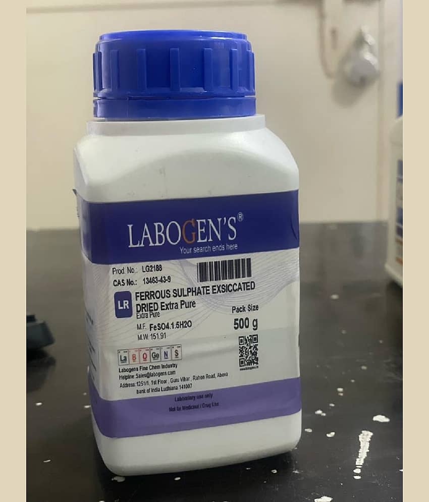 FERROUS SULPHATE EXSICCATED DRIED Extra Pure 500G