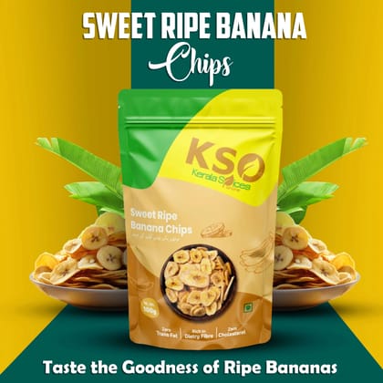 Sweet Ripe Banana Chips 200gm