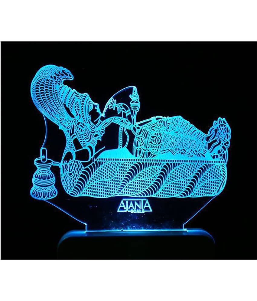 SUPER AJANTA 2011 Sree Padmanabh 3D Night Lamp Multi - Pack of 1