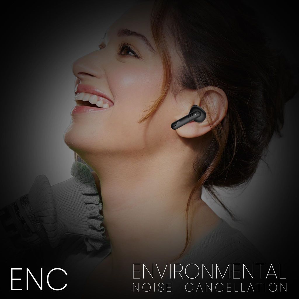 CELLECOR BroPods CB55 Waterproof TWS with 60 Hours Playtime, Automatic Pairing, HD Sound and 5.1V Bluetooth (BLACK)