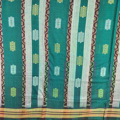 Bomkai Cotton Ikat Saree