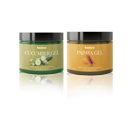 Cucumber gel-papaya-gel-acne-inflammation-removing-dead-cells-hydrations