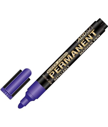 Add Gel PM-BLUE-PK20 Blue Add Gel Permanent Marker 20 Markers Pens (BLUE)