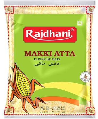 Rajdhani Makki Atta, 1 Kg Rajdhani Makki Atta, 1 Kg