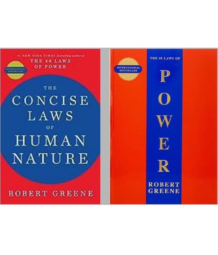 ( Combo Of 2 Books ) The Concise 48 Laws Of Power & The Laws of Human Nature  Concise- English Paperback Book By ( Robert Greene )
