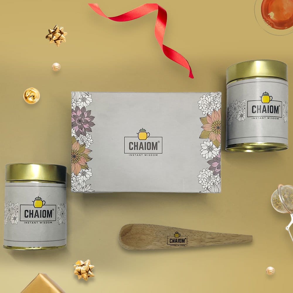 Tea Fiesta 2 | Tea Gift Box | Loose Tea | 2 Variety Flavors | 50gm each