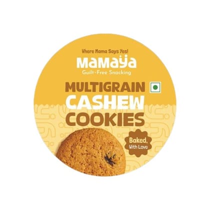 Mamaya Multigrain Cashew Cookies (Butterscotch) 125 Gms