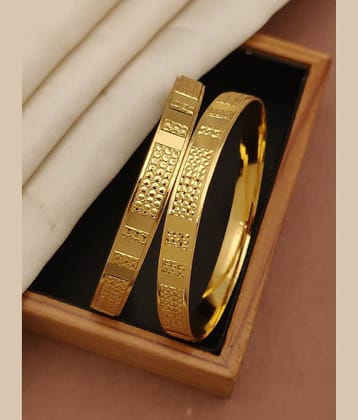 Shivay Fashion Gold Bangle Set ( Pack of 1 )