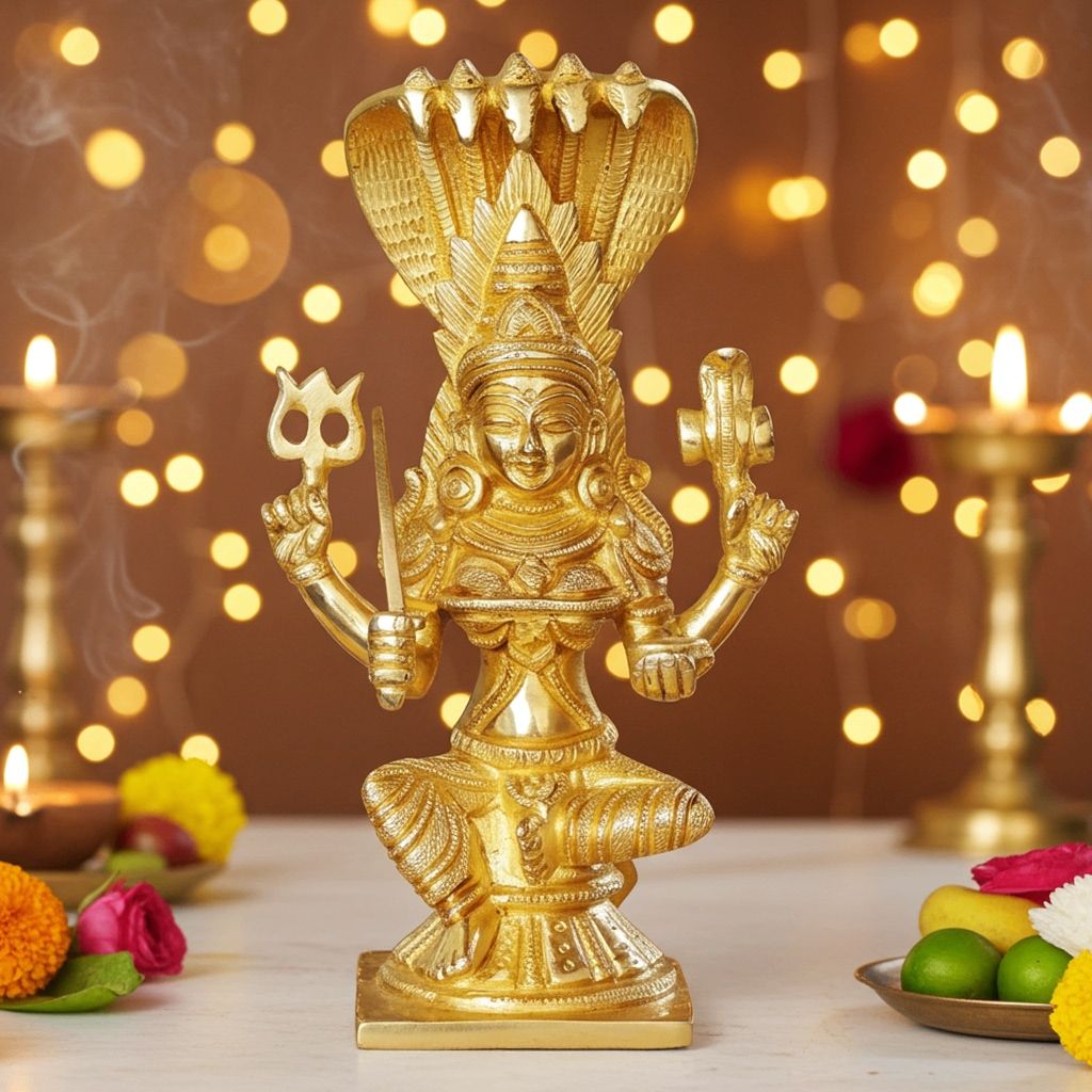 Brass Showpiece Kali Maa God Idol Statue (BSMAS1027 C)