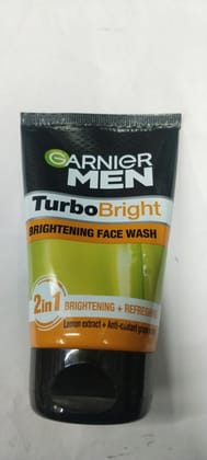  Garnier Men Turbo bright Brightening face wash 2in Brightening+refreshing 