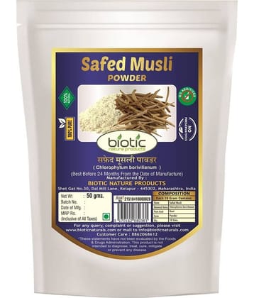 Biotic Safed Musli Powder / Safed Moosli Powder 50 gm