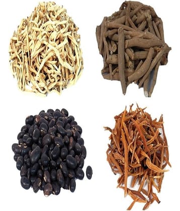 MYGODGIFT Shatavar, Safed Musli, Ashwagandha Kaunch Beej 50 GM EACH 200 gm Pack of 4