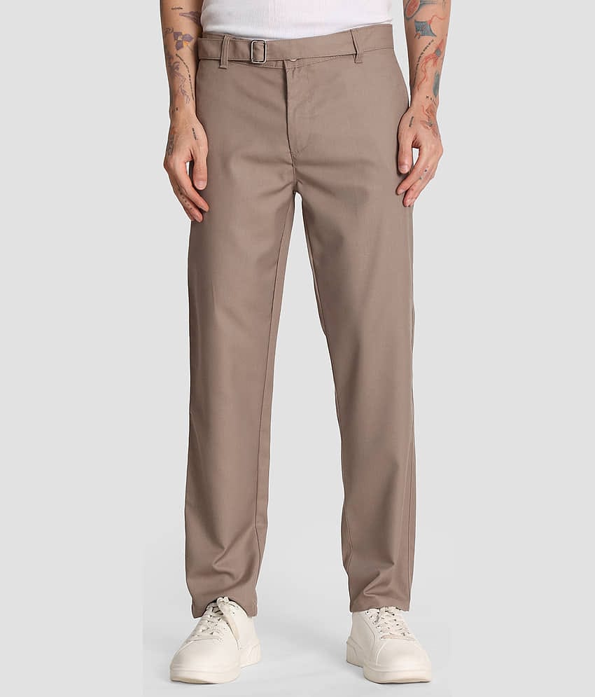 IVOC Relax Men's Chinos - Cream ( Pack of 1 )