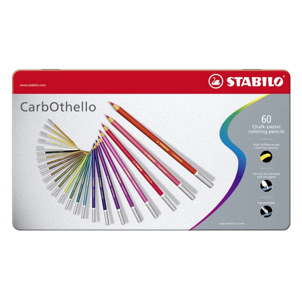Stabilo | Carbothello Pastel Pencil Set | Pack Of 60 Assorted Colours