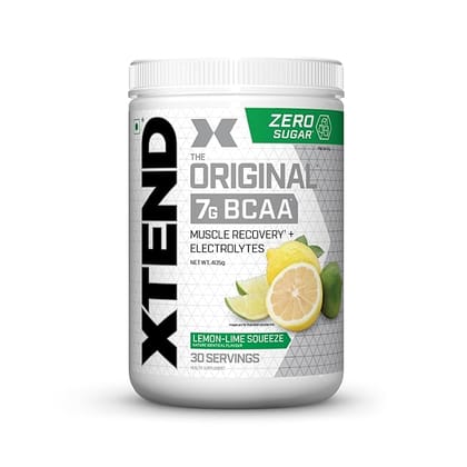 Scivation Xtend BCAAs Powder for Adults(Pre-Workout, 7g BCAAs ,(Lemon-Lime Squeeze)