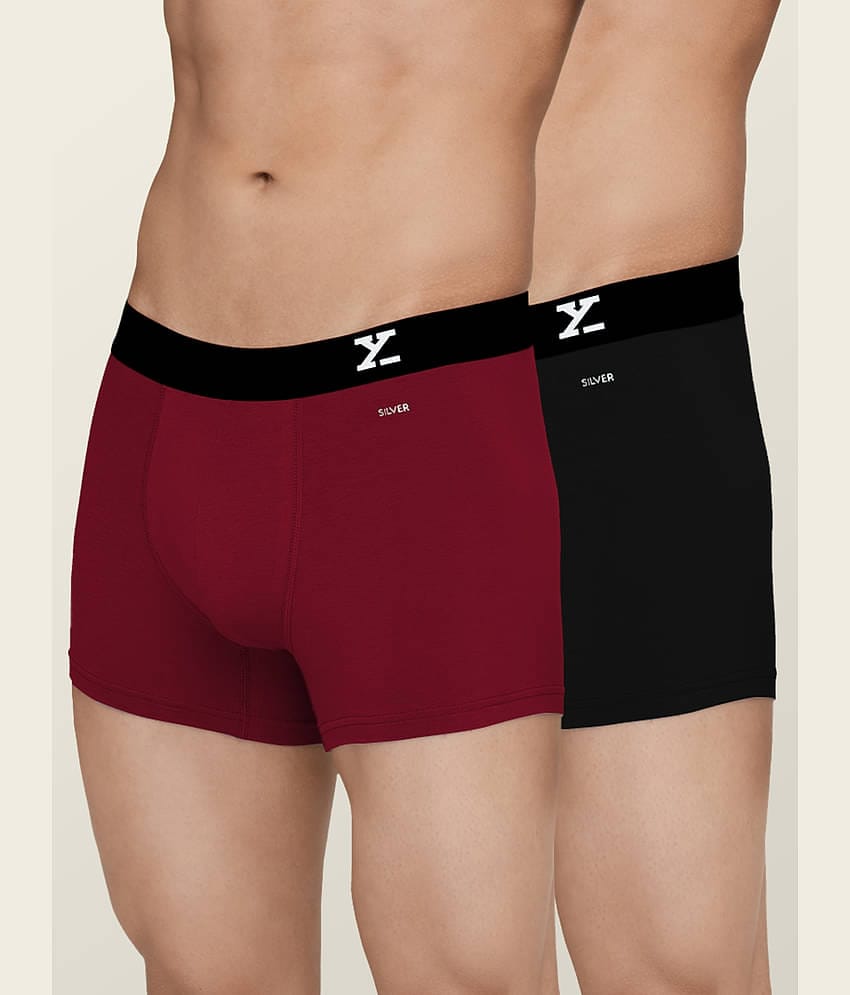 XYXX Pack of 2 Cotton Trunks For Men's ( Multicolor )