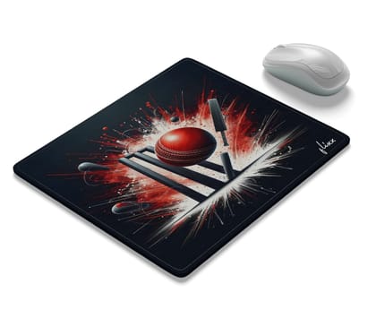 Flixx Computer Laptop Non-Slip Rubber Mousepad (3 mm ) Clean Bowled-Pack of 1