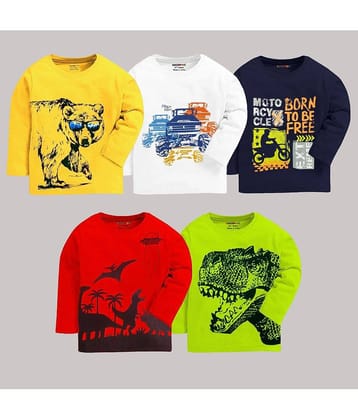 Kuchipoo Pack of 1 Boys Cotton Blend T-Shirt ( Multicolor 1 )