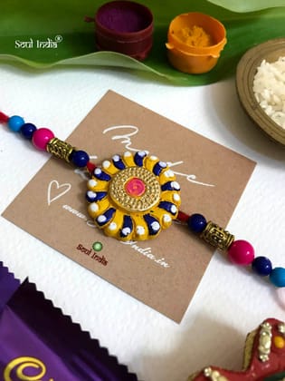 Handmade Terracotta RAKHI Gift Set