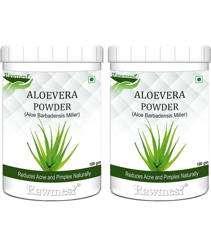 rawmest Aloevera  Powder Hair Scalp Treatment 200 g Pack of 2
