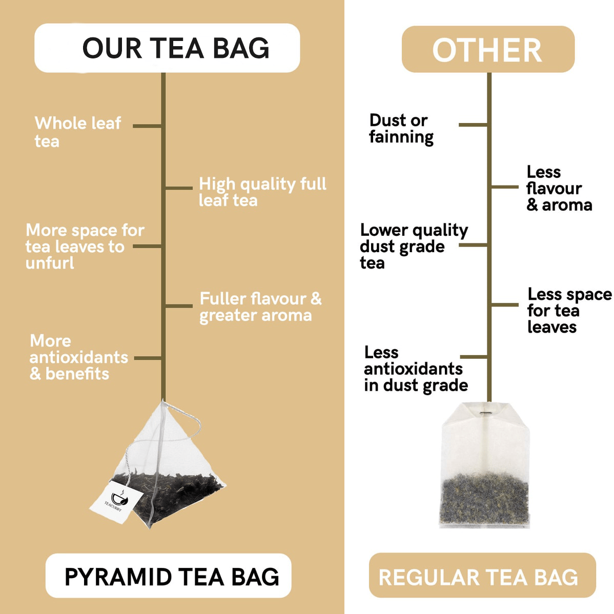 TEACURRY Organic Tulsi Green Tea (1 Month Pack, 30 Tea Bags) - Helps with Immunity, Stamina & Metabolism