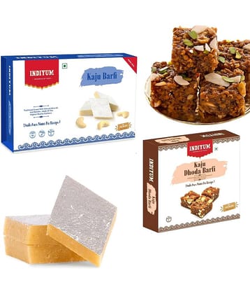 Indiyum Kaju Dodha Gift Combo 400 gm Pack of 2