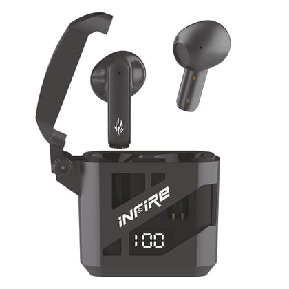 FireBud 64 True Wireless EarBuds upto 40 Hours PlayTime with ENC-Midnight Black