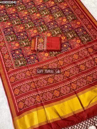 Premium soft pure bandhej silk saree with all over beautiful badhani leheriya