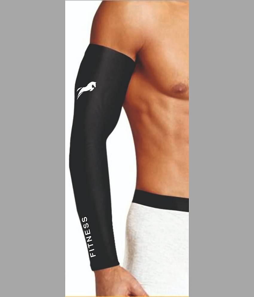 Arm Sleeves For Men & Women Uv Protection Arm Finger-less Hand Gloves