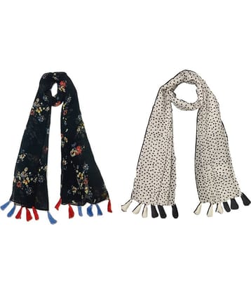 stolevilla Multi Printed Poly Cotton Yarn Stoles