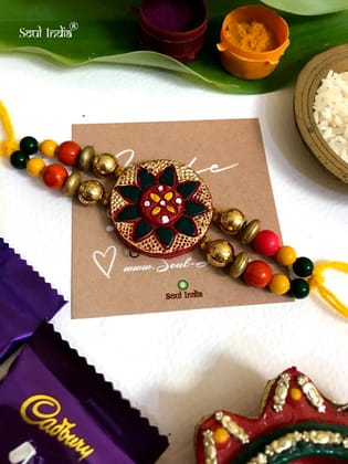 Handmade Terracotta RAKHI Gift Set