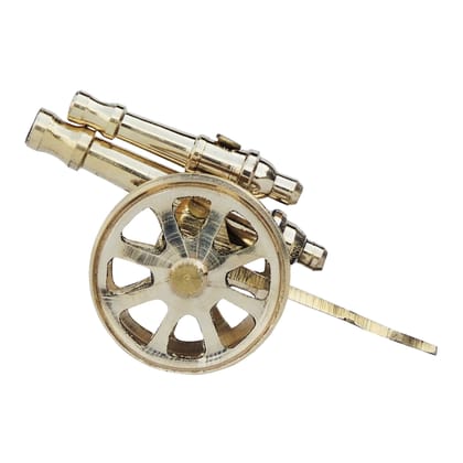 Brass Small Toop Cannon No.4 | Antique Military Miniature Showpiece, Height : 1.7 Inch (ZMAS172 B)