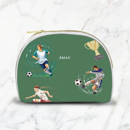 Football Fever Kids Pouch-Emerald / Small