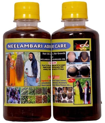 Oilanic Adivasi Neelambari  Hair Oil-Anti Hair Fall Combo of  125 mL Pack of 2