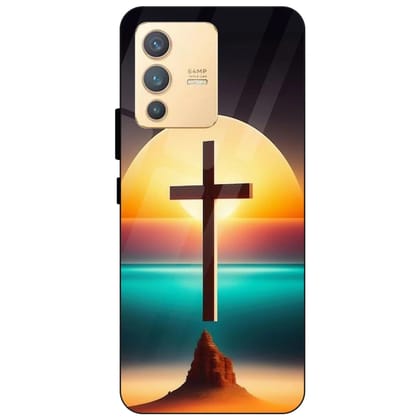 Jesus Christ - Glass Case For Vivo Models-Vivo S1