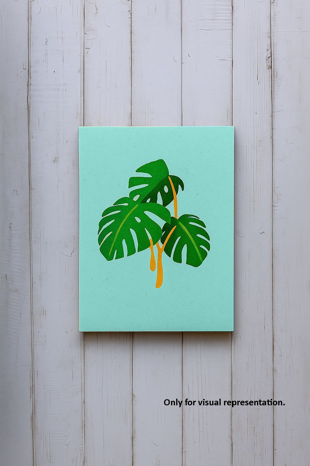Dbeautify's DIY Monstera Leaf Wall Art