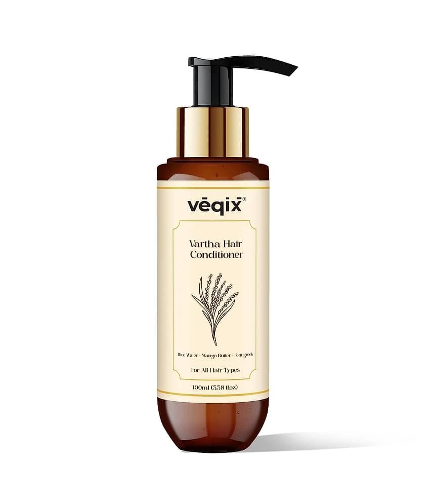 Veqix Vartha Hydrating No-Frizz ayurvedic Hair Conditioner with Aloe vera 100ml (Pack of 1)