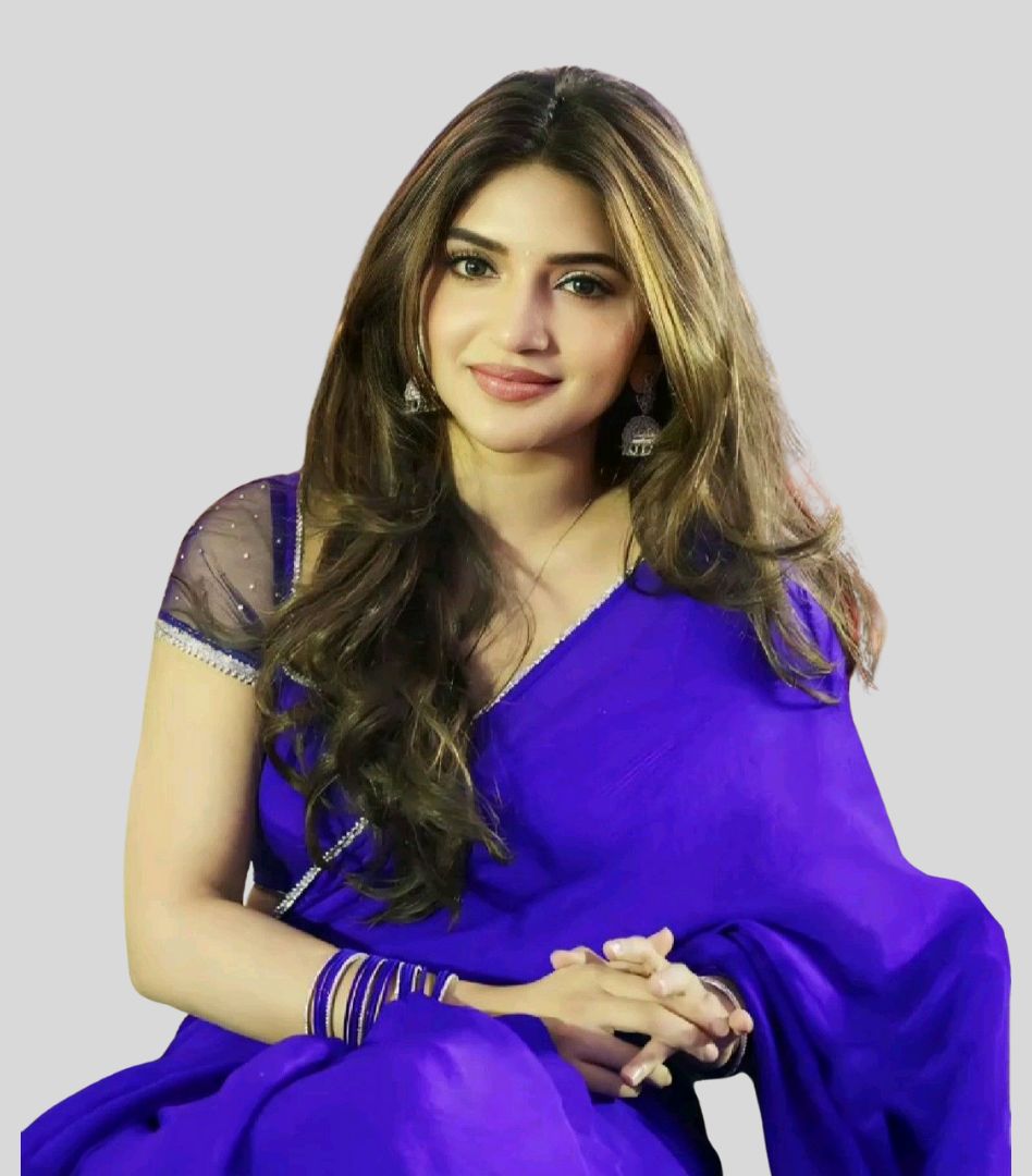 Blue Color Heavy Georgette Fancy  Saree