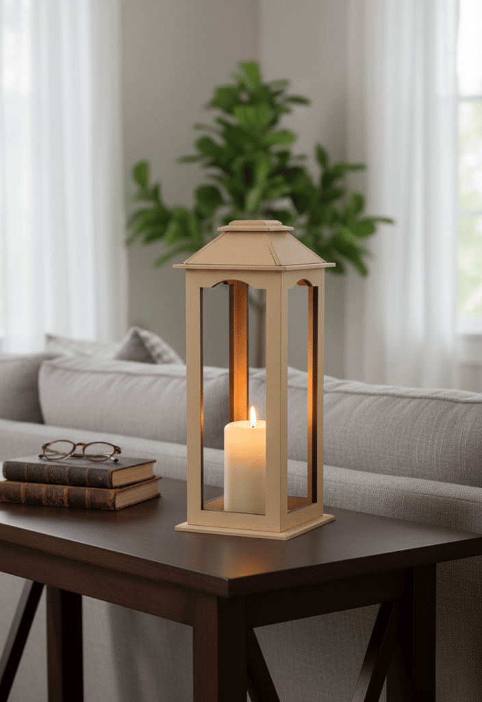 Dbeautify's Tall MDF Lantern Candle Holder