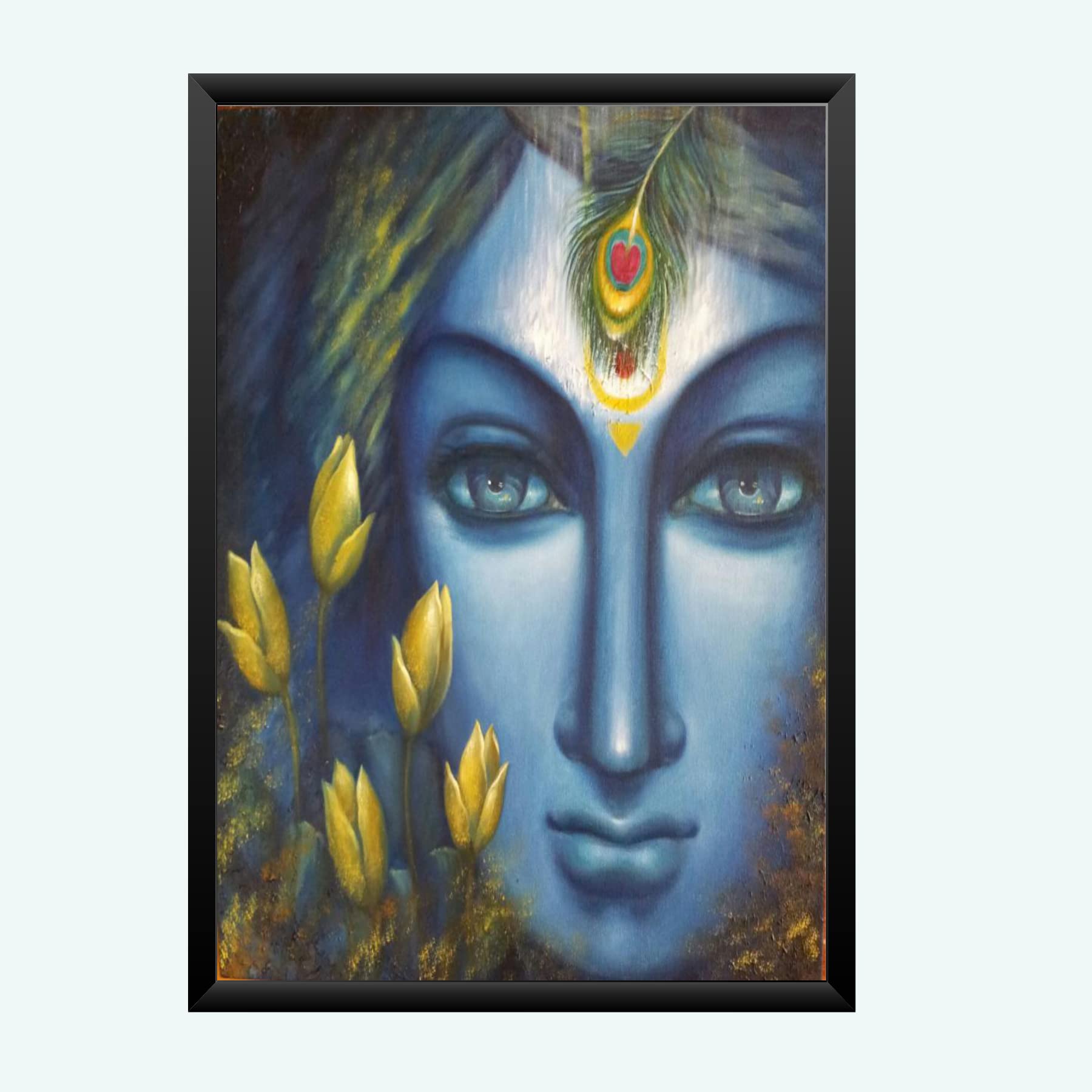 NOKKES Digital art painting with Photo Frame Home Bedroom Living room office Photo Frame Size 8X12 In_44