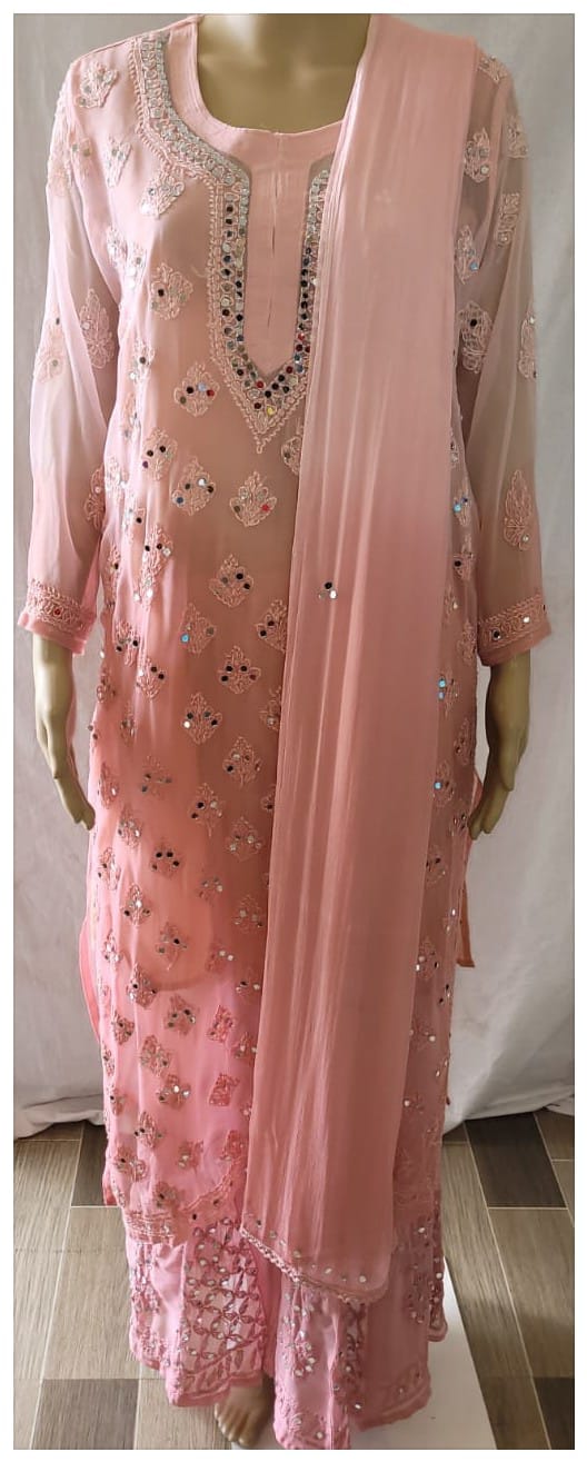 Chikankari Suites-3-Color / Large (40)