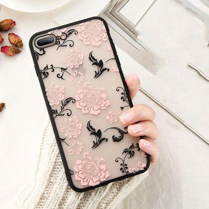Floral Matte Lace Case-iPhone 6/6S