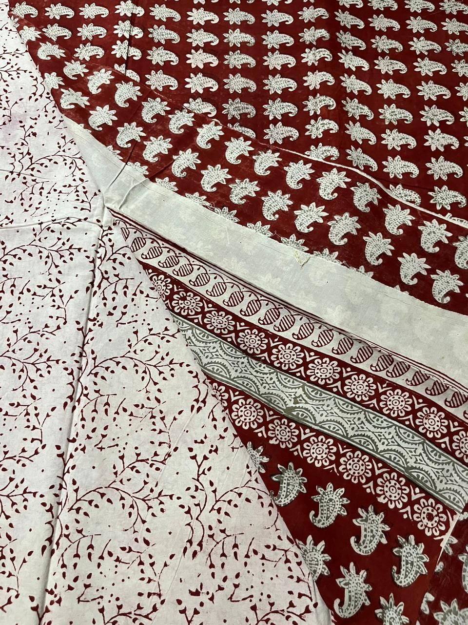 Premium Red Fitkari Bag Suit - Authentic Natural Color with Iron Infusion for Vibrant Ochre Shade