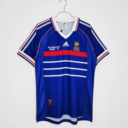 France 1998 World Cup Home Retro Jersey-S