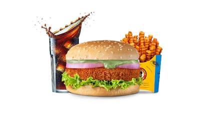 Lucknowi Mutton Burger-Combo